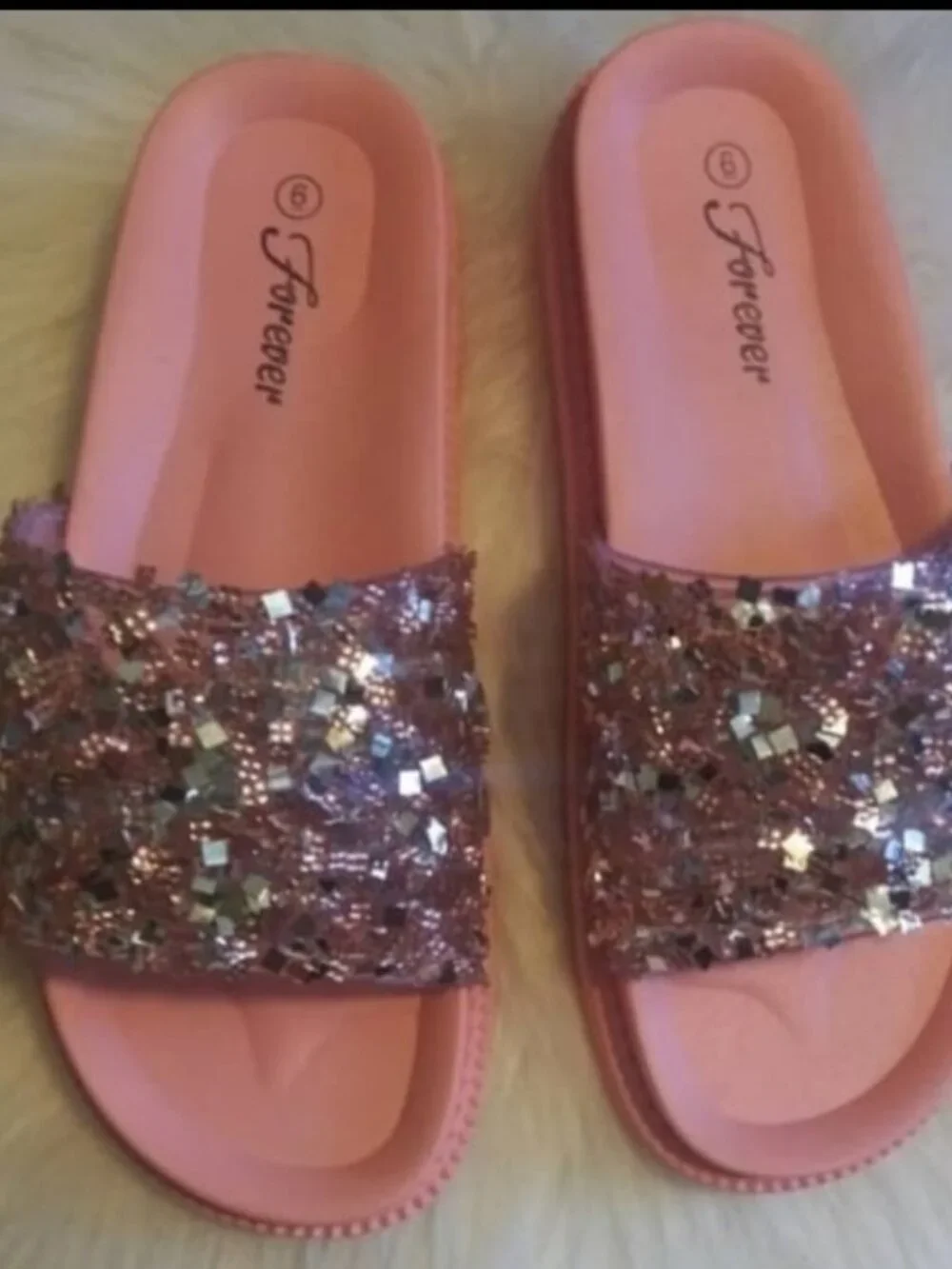 PINK BLING SLIDES